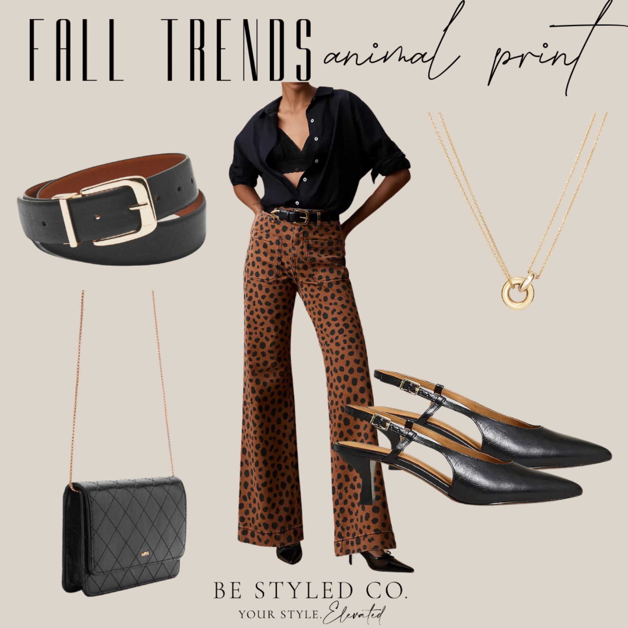 Fall outfit idea- animal print is trending for fall - fall pant looks 

#LTKOver40 #LTKStyleTip #LTKSeasonal