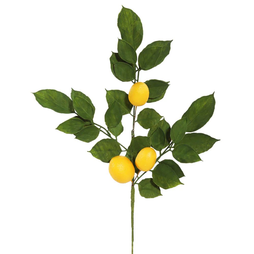 Artificial Leaf Lemon Sprays Pack | Modern Locke