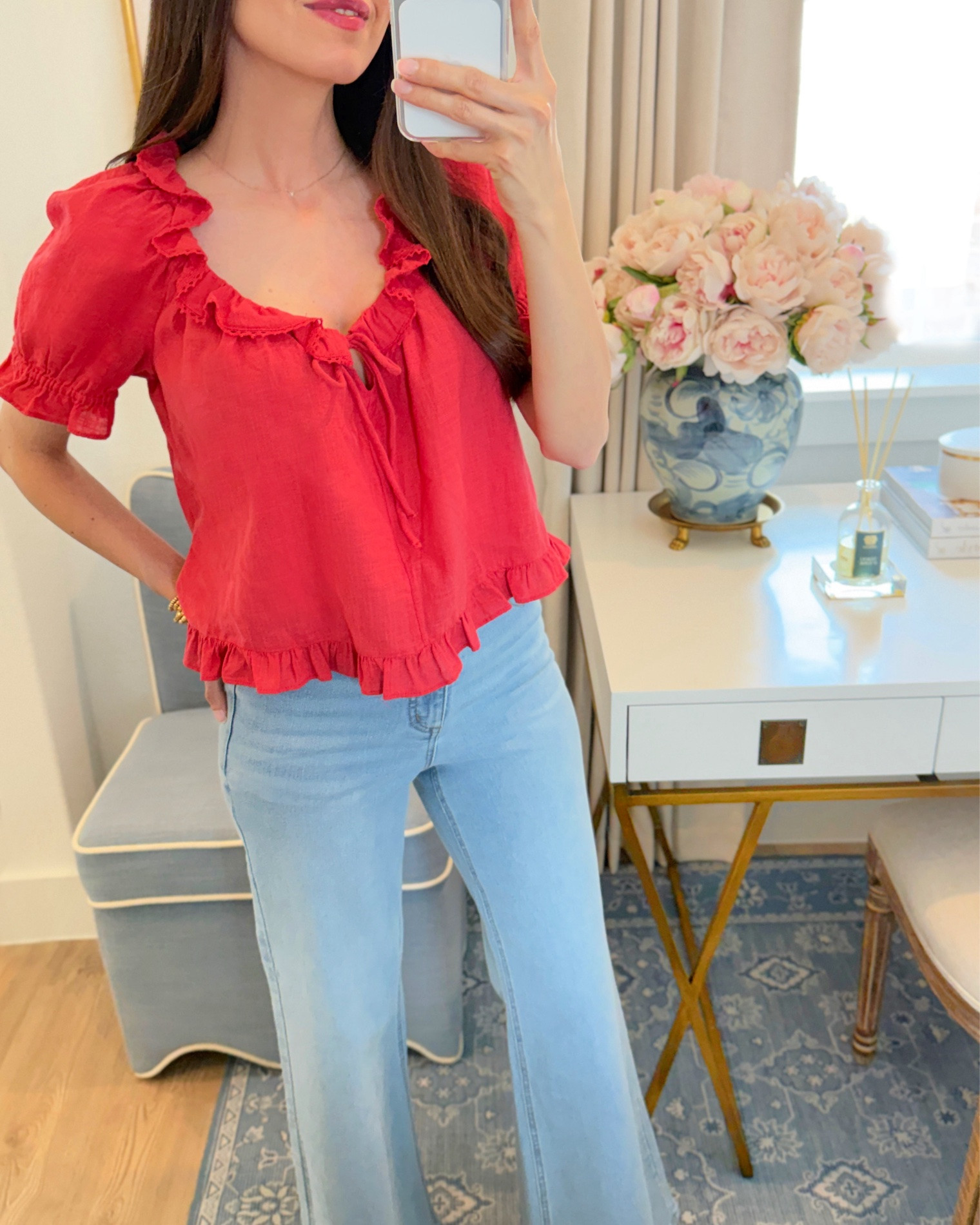 Target faves and last minute Memorial Day outfit idea ❤️🤍💙 #target #targetstyle #targetfinds red top

#LTKootd #LTKdayinmylife