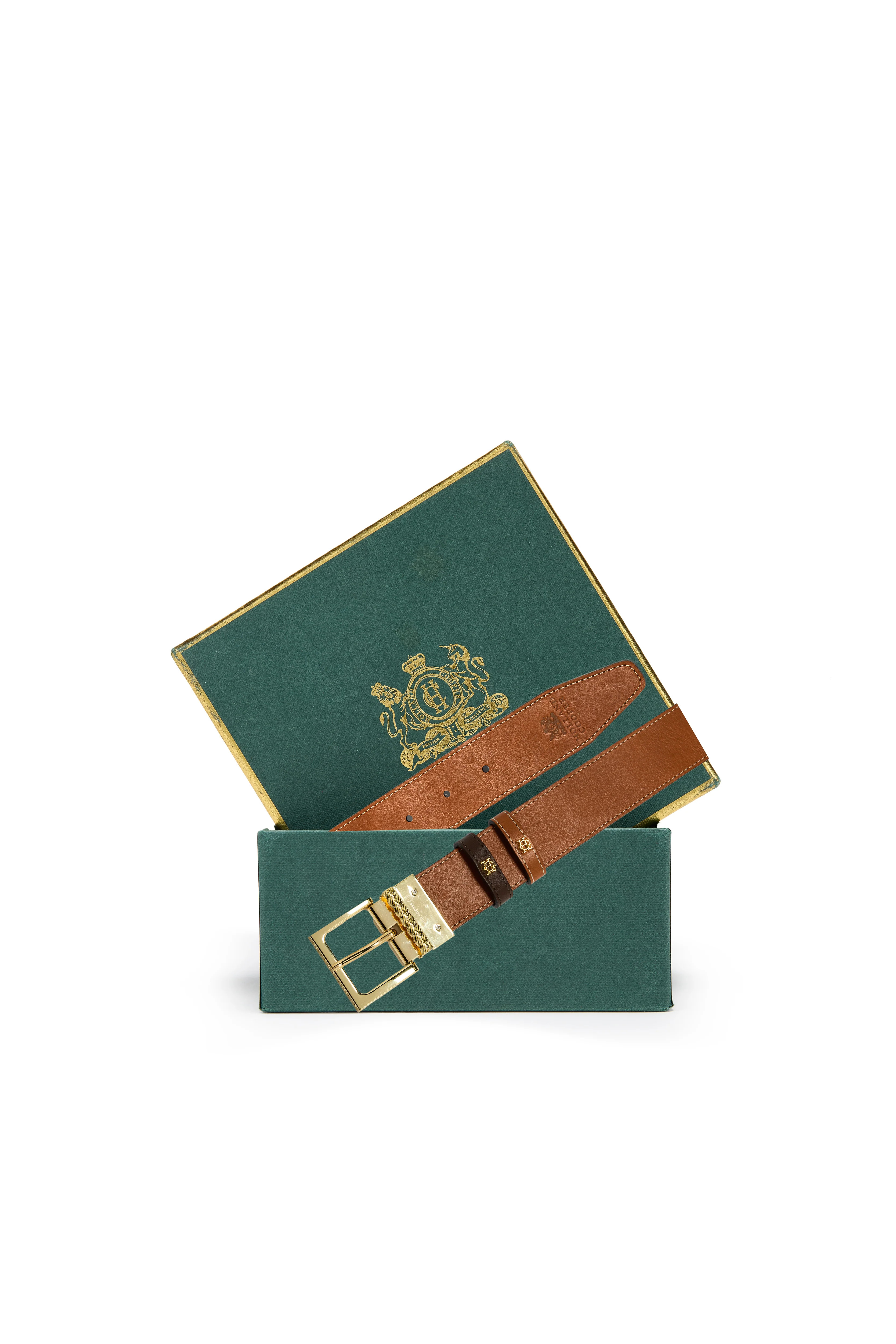 Buckingham Classic Belt (Tan Chocolate) | Holland Cooper