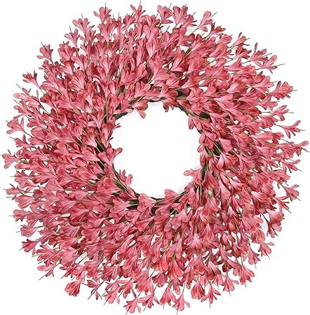 26 Inch Spring Wreaths for Front Door Large Easter Valentines Forsythia Floral Summer Spring Door... | Amazon (US)