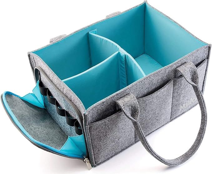 Premium Baby Diaper Caddy Organizer | Portable Nursery Storage Bin | Planner Caddy | Portable Cra... | Amazon (US)