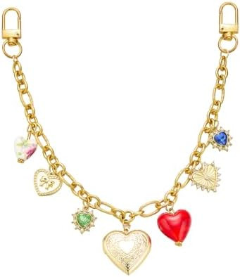 HUAAPLEVLA Gold Bag Charms for Handbags Unique Purse Extender Chain with Heart Pendant for Women ... | Amazon (CA)