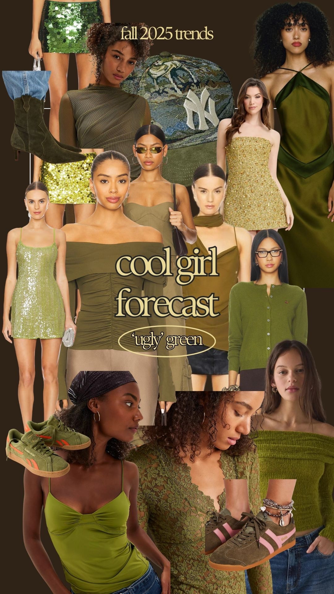 Cool Girl Forecast: Trend Report ‘Ugly’ Green

#LTKootd