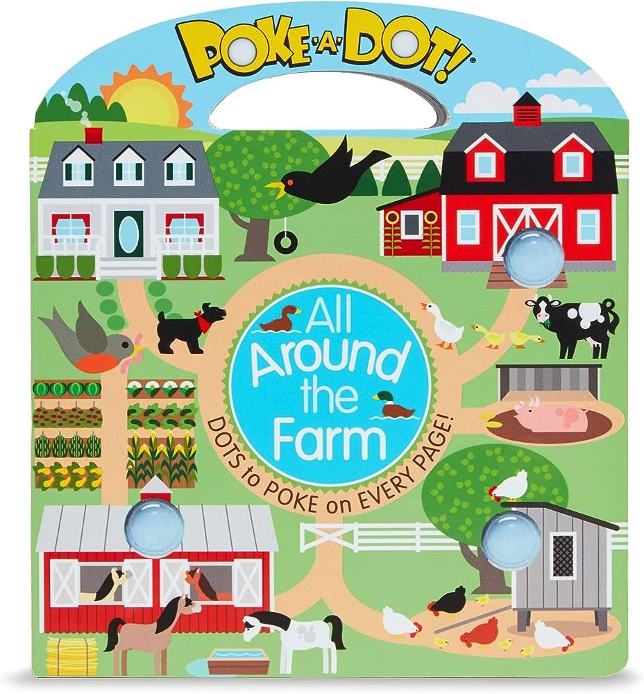 Melissa & Doug Children’s Book – Poke-a-Dot: All Around Sunny Farm | Amazon (US)