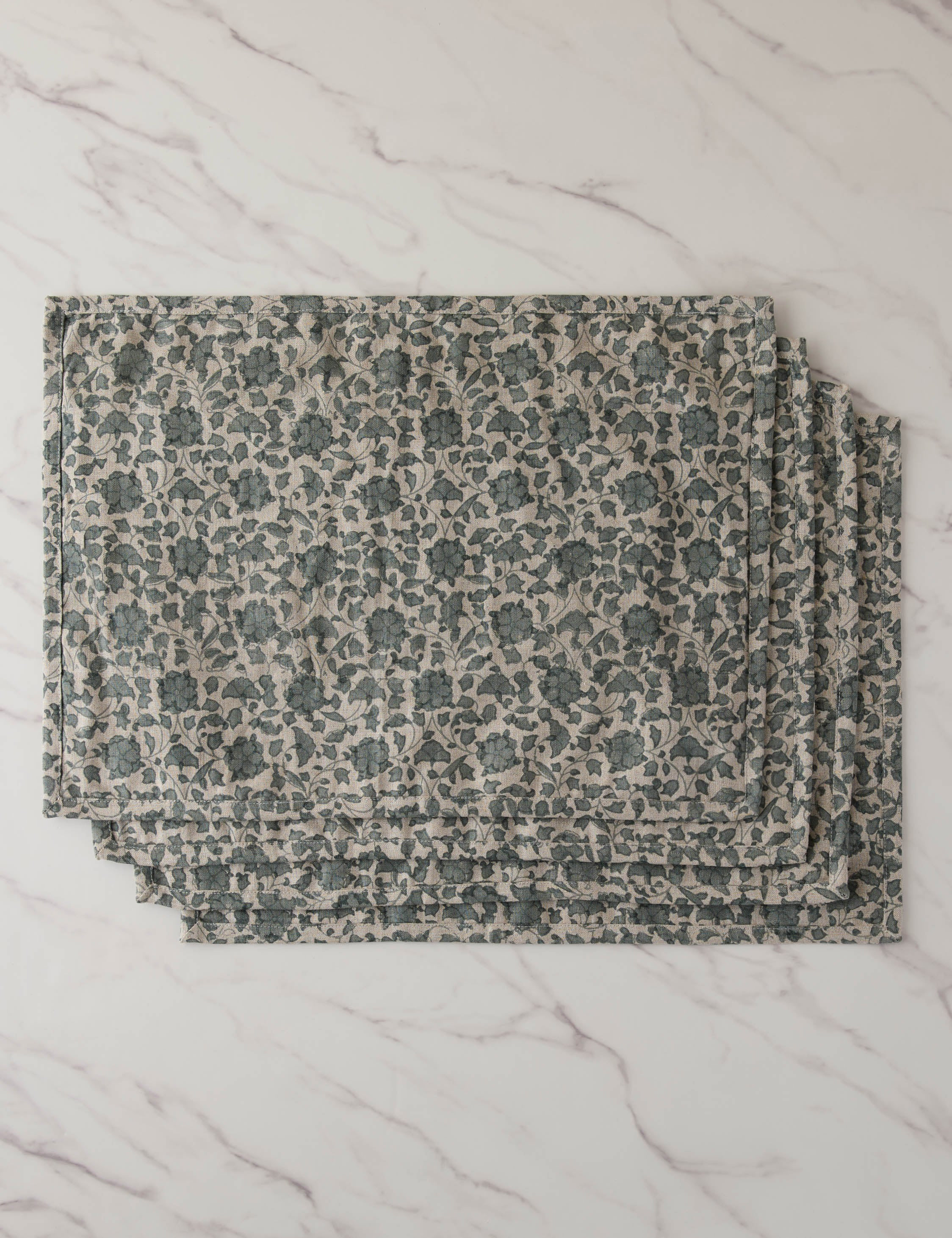 Lavelanet Table Linens, Blue | Lulu and Georgia 