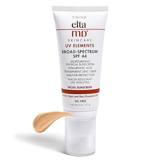 EltaMD UV Elements SPF 44 Tinted Moisturizer for Face with SPF, Tinted Mineral Sunscreen Moisturi... | Amazon (US)