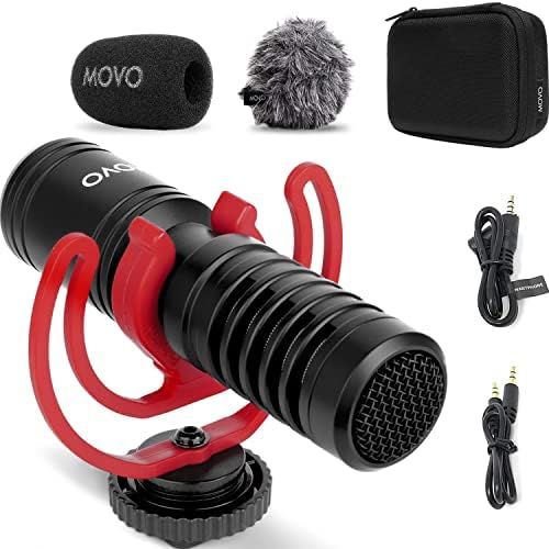 Movo VXR10-PRO External Video Microphone for Camera with Rycote Lyre Shock Mount - Compact Shotgu... | Amazon (US)