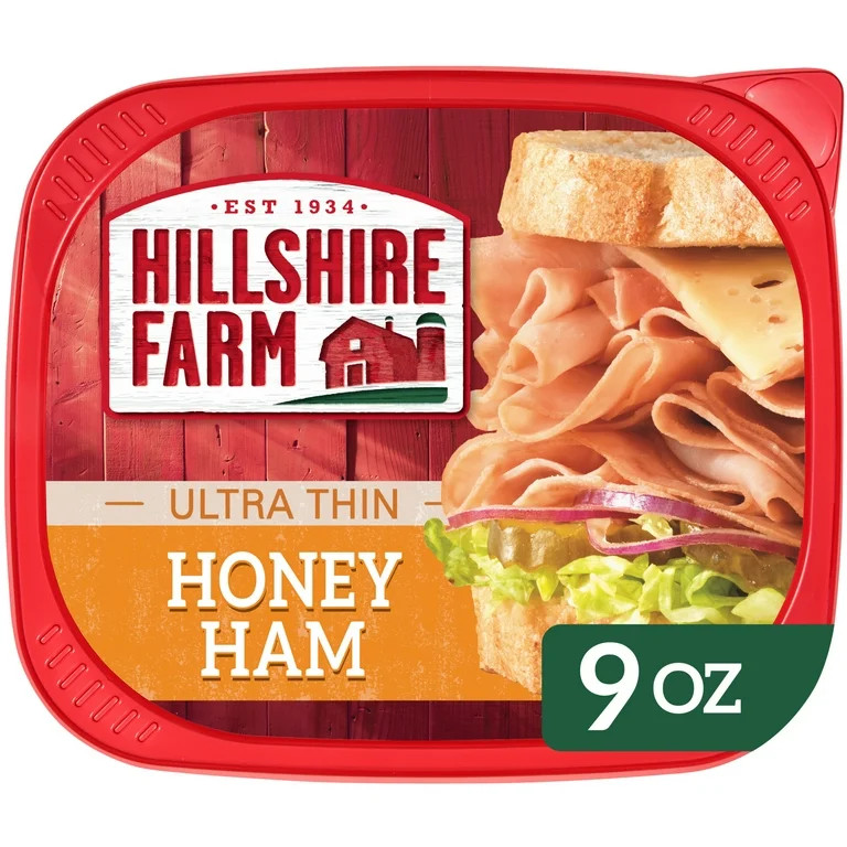 Hillshire Farm Ultra Thin Sliced Honey Ham Deli Lunch Meat, 9 oz Plastic Tub | Walmart (US)