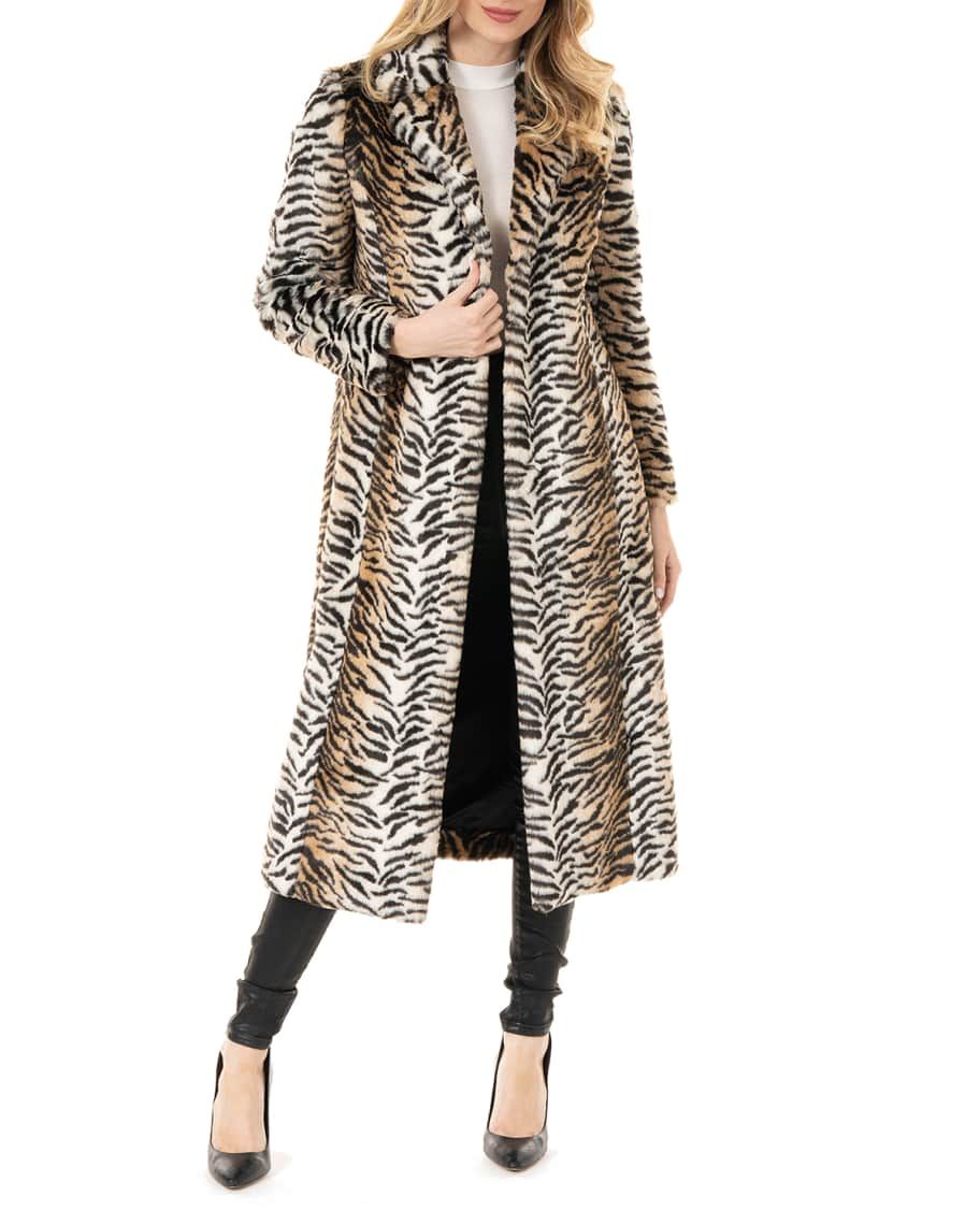 Fabulous Furs Backstage Faux-Fur Maxi Coat - Inclusive Sizing | Neiman Marcus