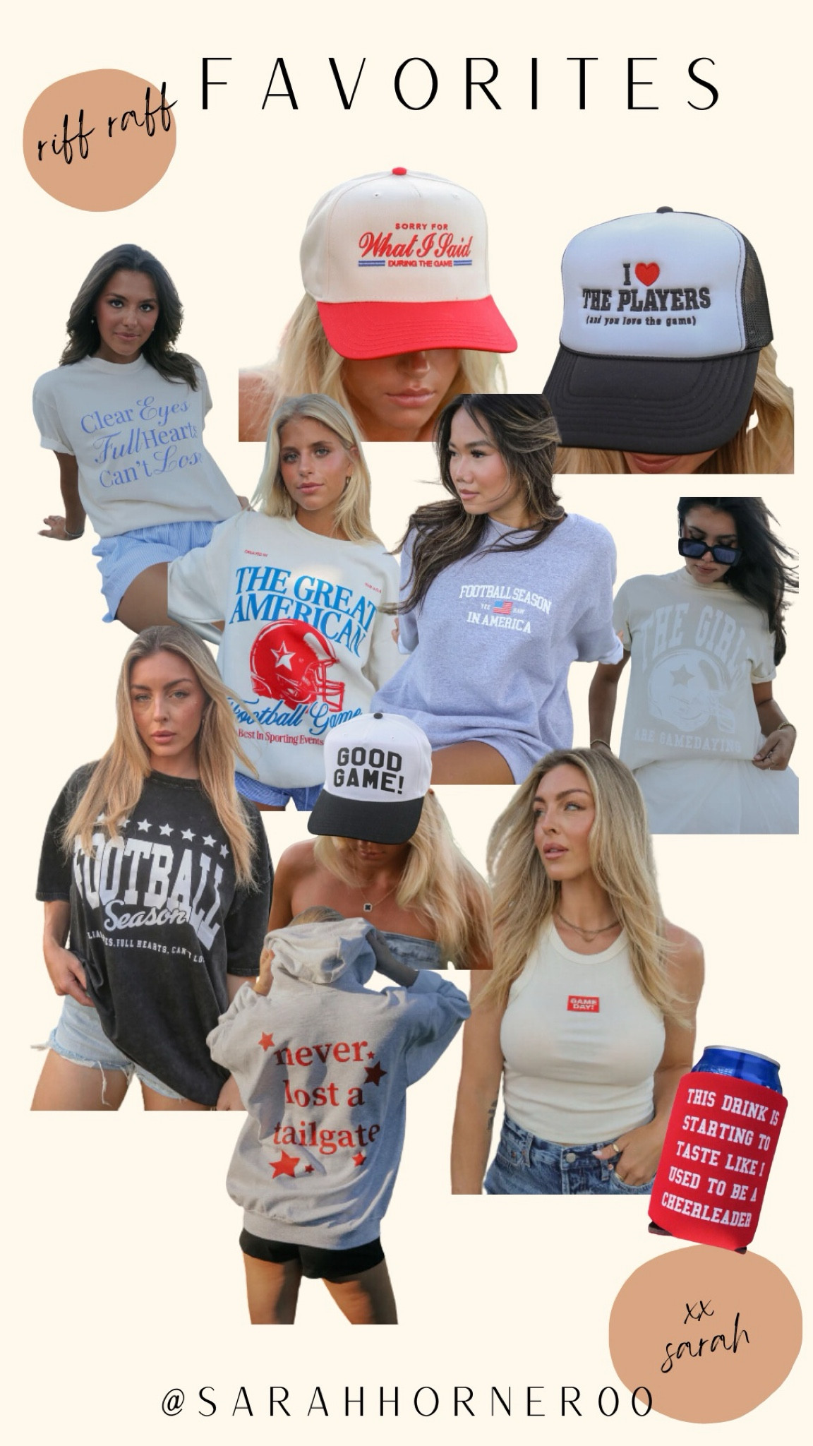 NEW riffraff Gameday apparel 

#LTKSeasonal #LTKSaleAlert #LTKFindsUnder100