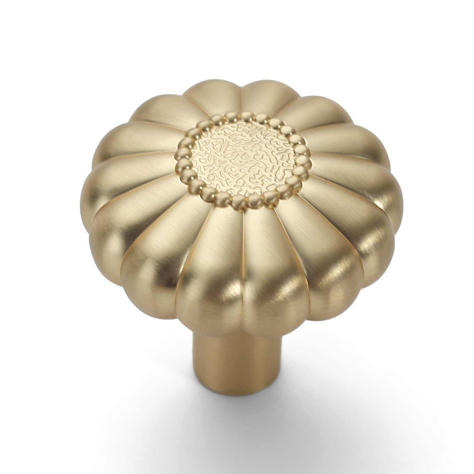 Asidrama 10 Pack Brushed Gold Kitchen Cabinet Knobs Dresser Knobs Drawer Knobs Cabinet Hardware Z... | Amazon (US)