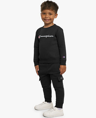 Boys' Toddler 2T-4T Crewneck T-Shirt and Pants, 2-Piece Set | Macy's