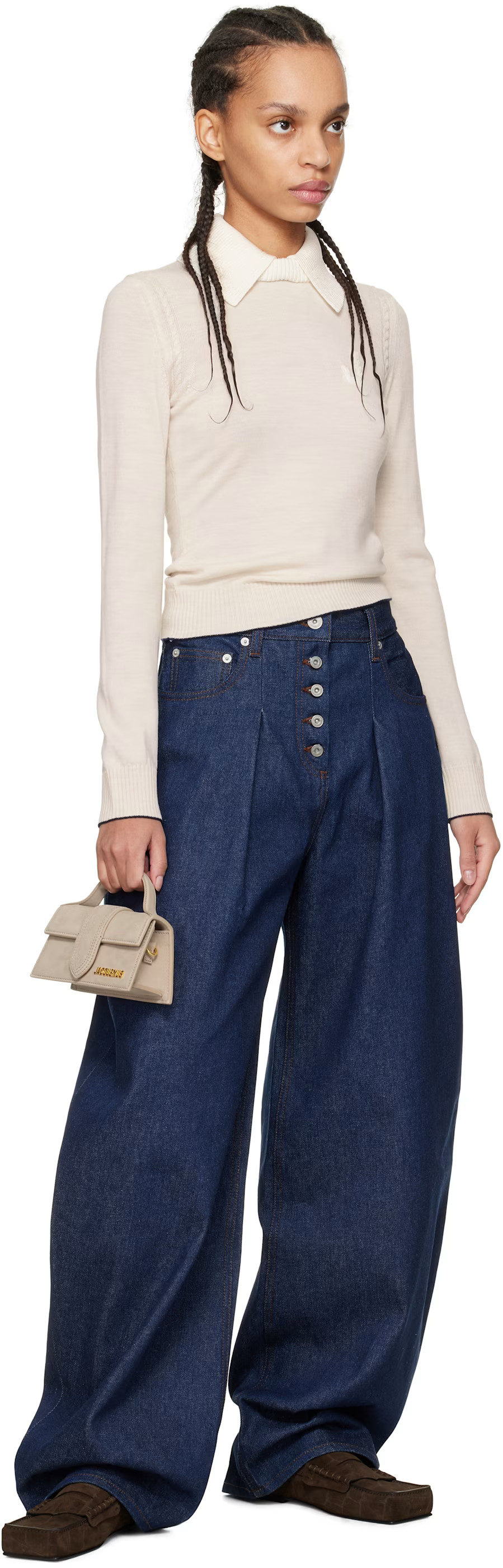 Taupe 'The Bambino' Bag | SSENSE