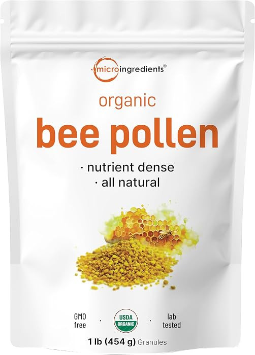Micro Ingredients Organic Bee Pollen Granules, 1 lb | Fresh Harvest, Raw & Natural Superfood | Ri... | Amazon (US)