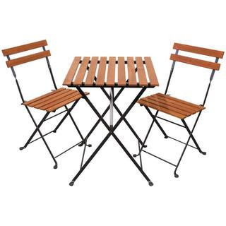 Leigh Country Sequoia Natural Wood Outdoor Bistro Set TX 36205 - The Home Depot | The Home Depot