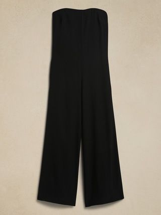 Onda Strapless Crepe Jumpsuit | Banana Republic (US)