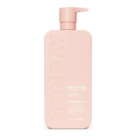 MONDAY Haircare Moisture Shampoo with Hyaluronic Acid & Shea Butter for Dry & Dull Hair 798 ml | Walmart (US)