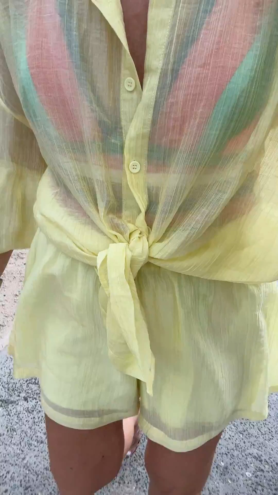 What I wore beach vacation 2 piece outfits summer shorts. Swimsuit is Biden no lager available in this style 

#LTKTravel