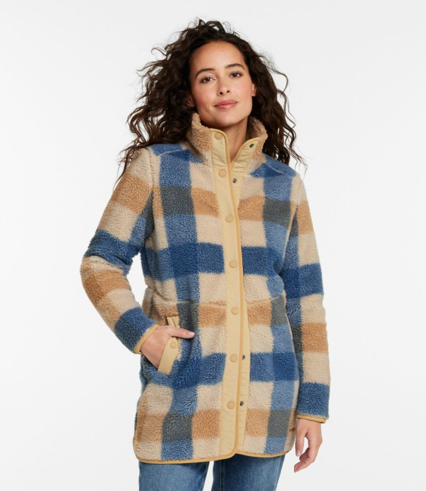 Women's Bean's Sherpa Fleece Coat, Print | L.L. Bean