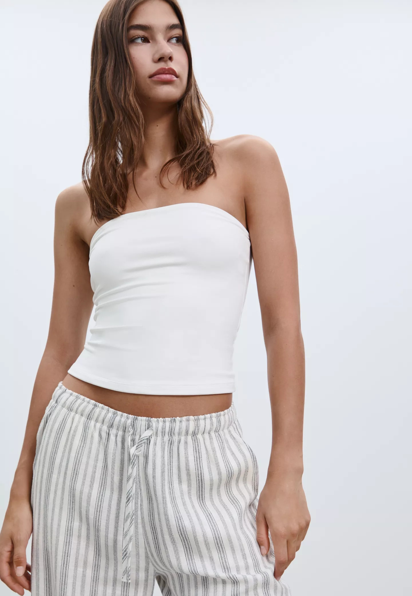 Bandeau-Top aus Polyamid | Stradivarius DE