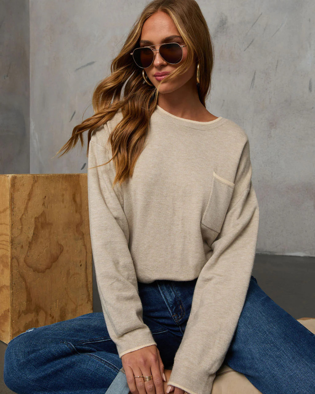 Laila Pocketed Sweater | VICI