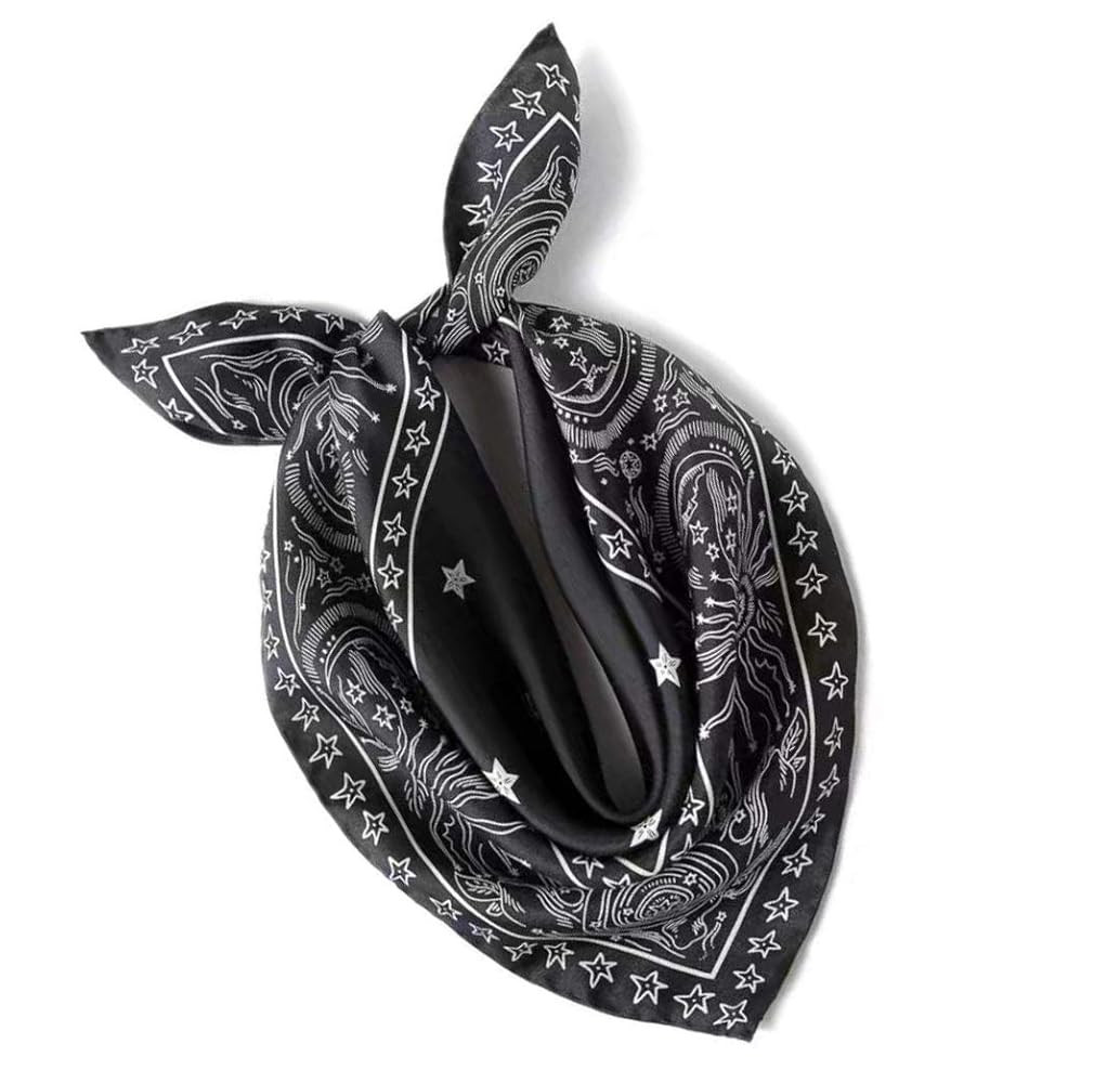 ANDANTINO 100% Mulberry Silk Scarf -21” Lightweight Square Neckerchief – Breathable Digital P... | Amazon (US)