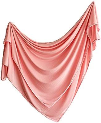 Jersey Swaddle Blanket, Baby Blanket, Boys or Girls, Nursing Cover by Lubella Supply Company (Pin... | Amazon (US)