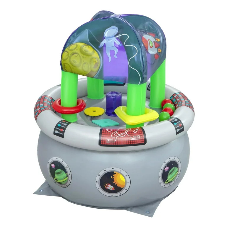 Play Day Space Station Inflatable Kids Water Table 30" x 30" x 35" | Walmart (US)