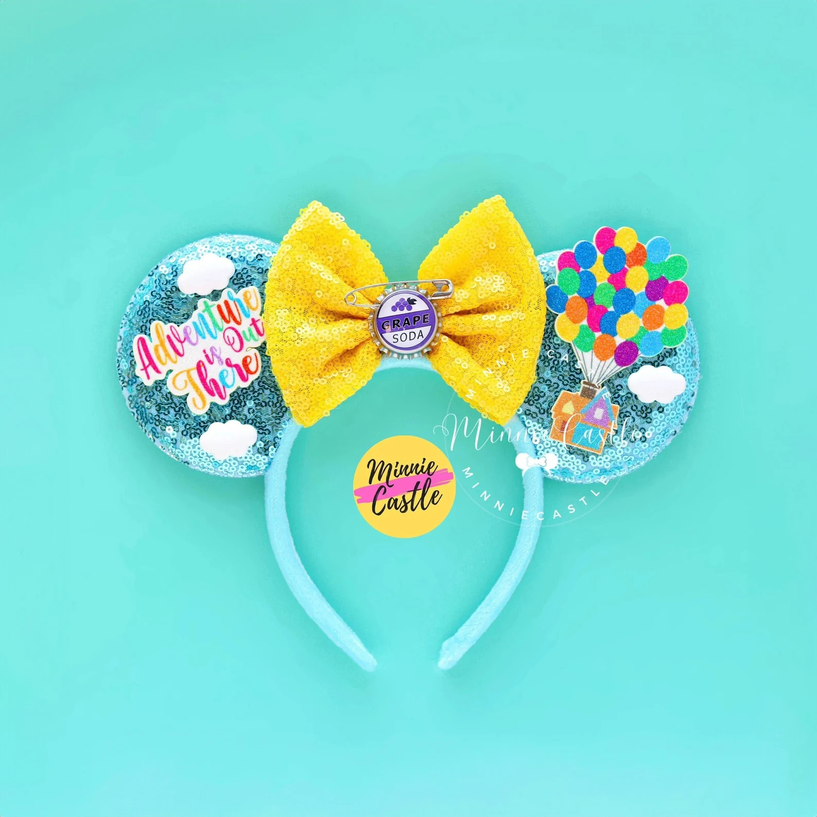 Adventure Balloons House Mouse Ears | Up Headband for Kids & Adults | Magical Theme Park Accessor... | Etsy (Global)