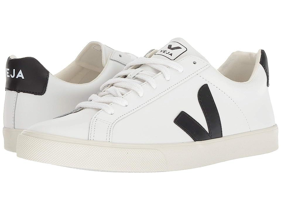 VEJA Esplar (Extra-White/Black Leather) Athletic Shoes | Zappos