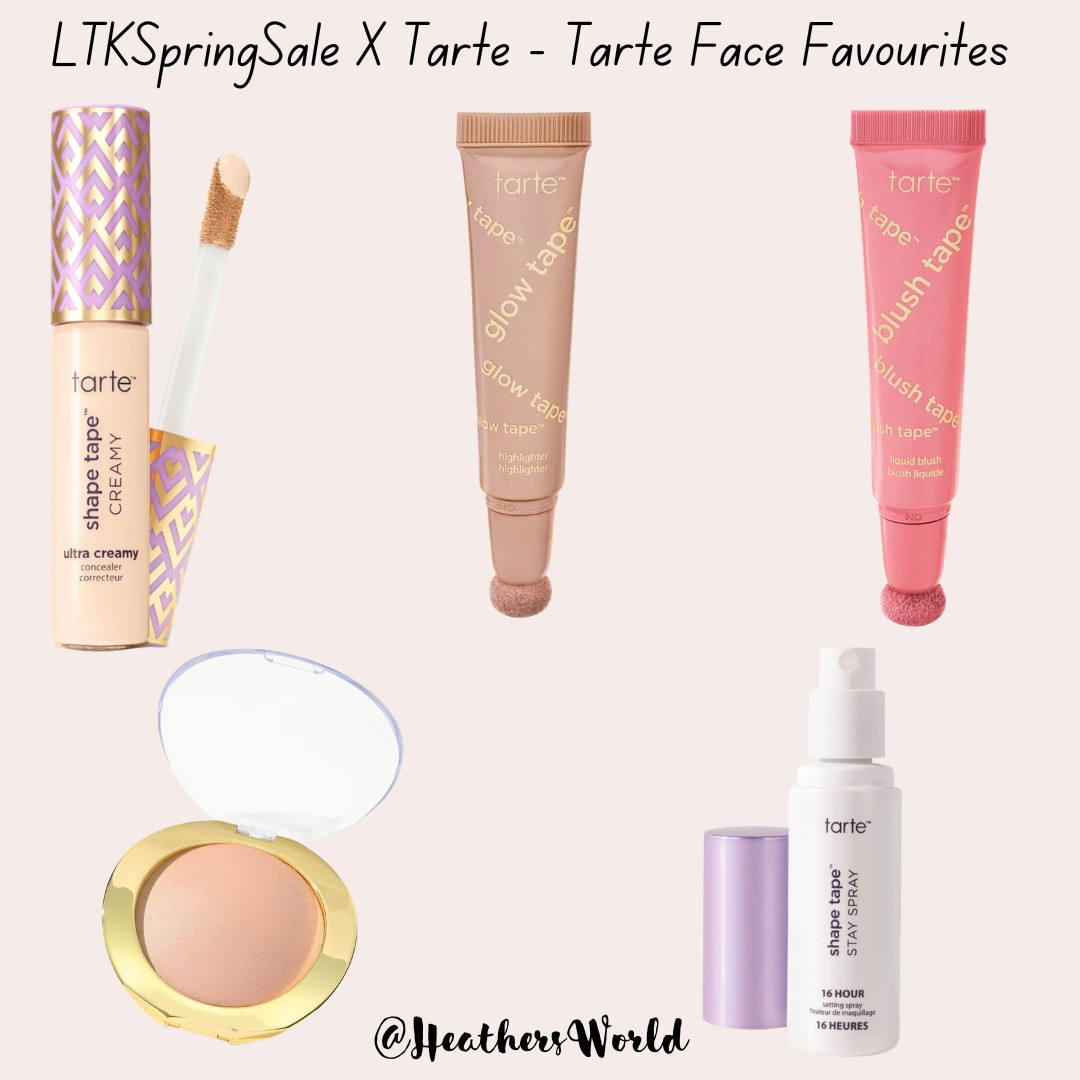 LTKSpringSale x Tarte - Face Favourites: 35% Off and Free Shipping 

#Springsale #beauty #tartecosmetics #springbeauty #shapetape #blusher #concealer #settingspray 

 #LTKuk #LTKspring #LTKbeauty
