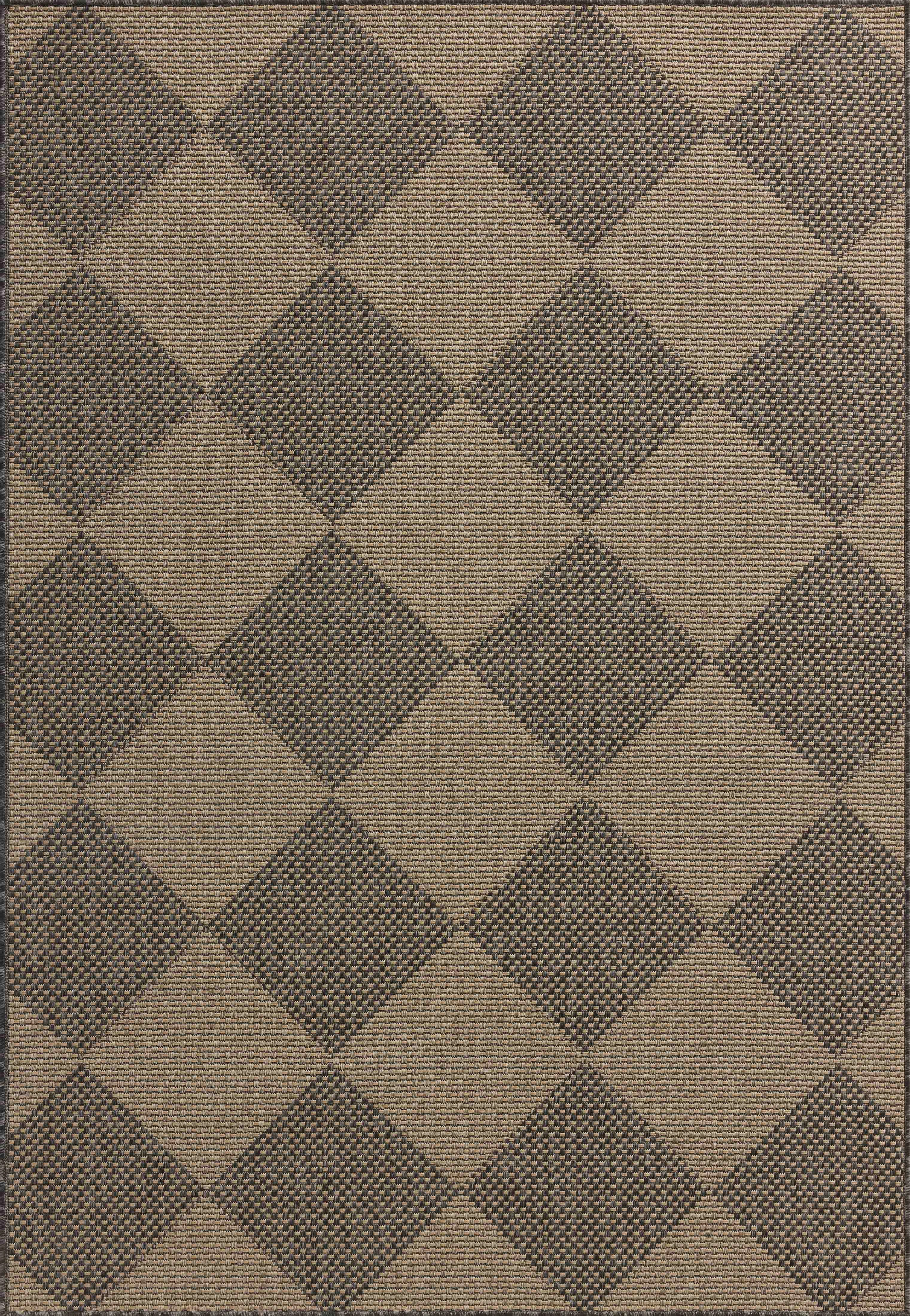 Chris Loves Julia x Loloi Providence Graphite / Sand Indoor/Outdoor Area Rug | Wayfair North America