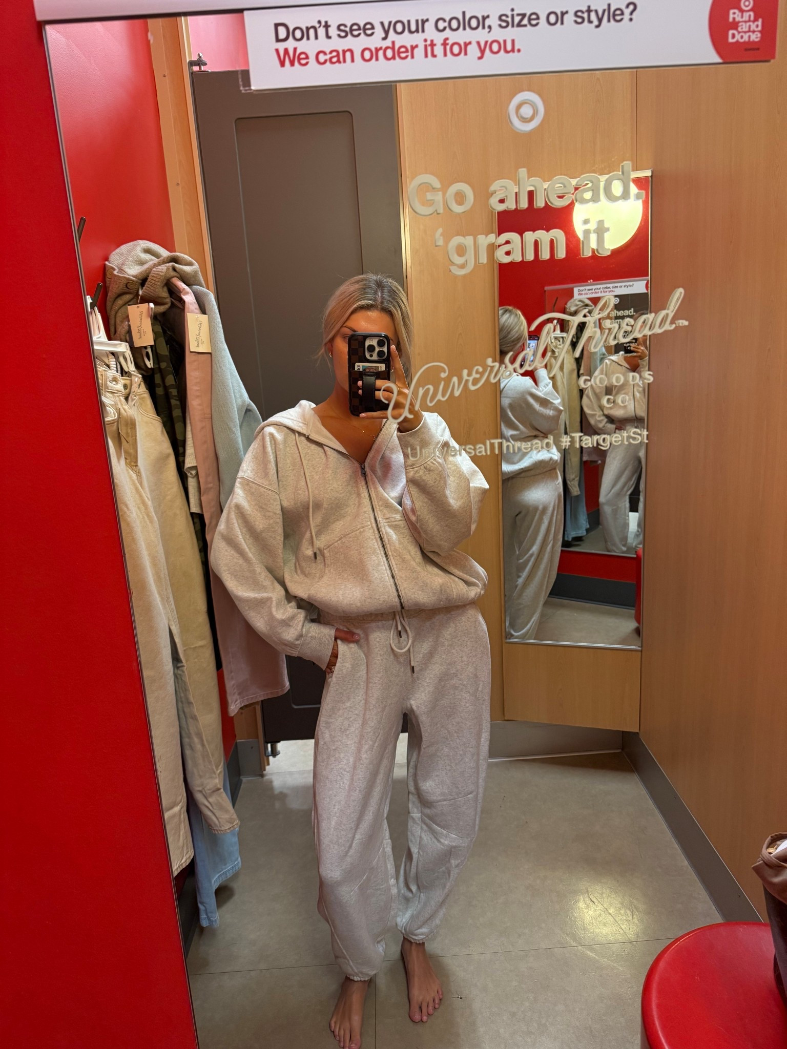 The best sweat set EVER from target. I have small bottoms and a medium top 

#LTKSaleAlert