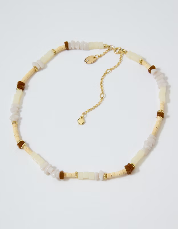 Aerie Pebble Bead Mix Necklace | Aerie