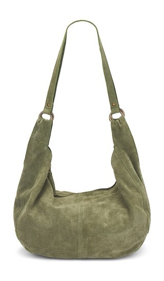 Free People Roma Suede Tote in Olive. | Revolve Clothing (Global)