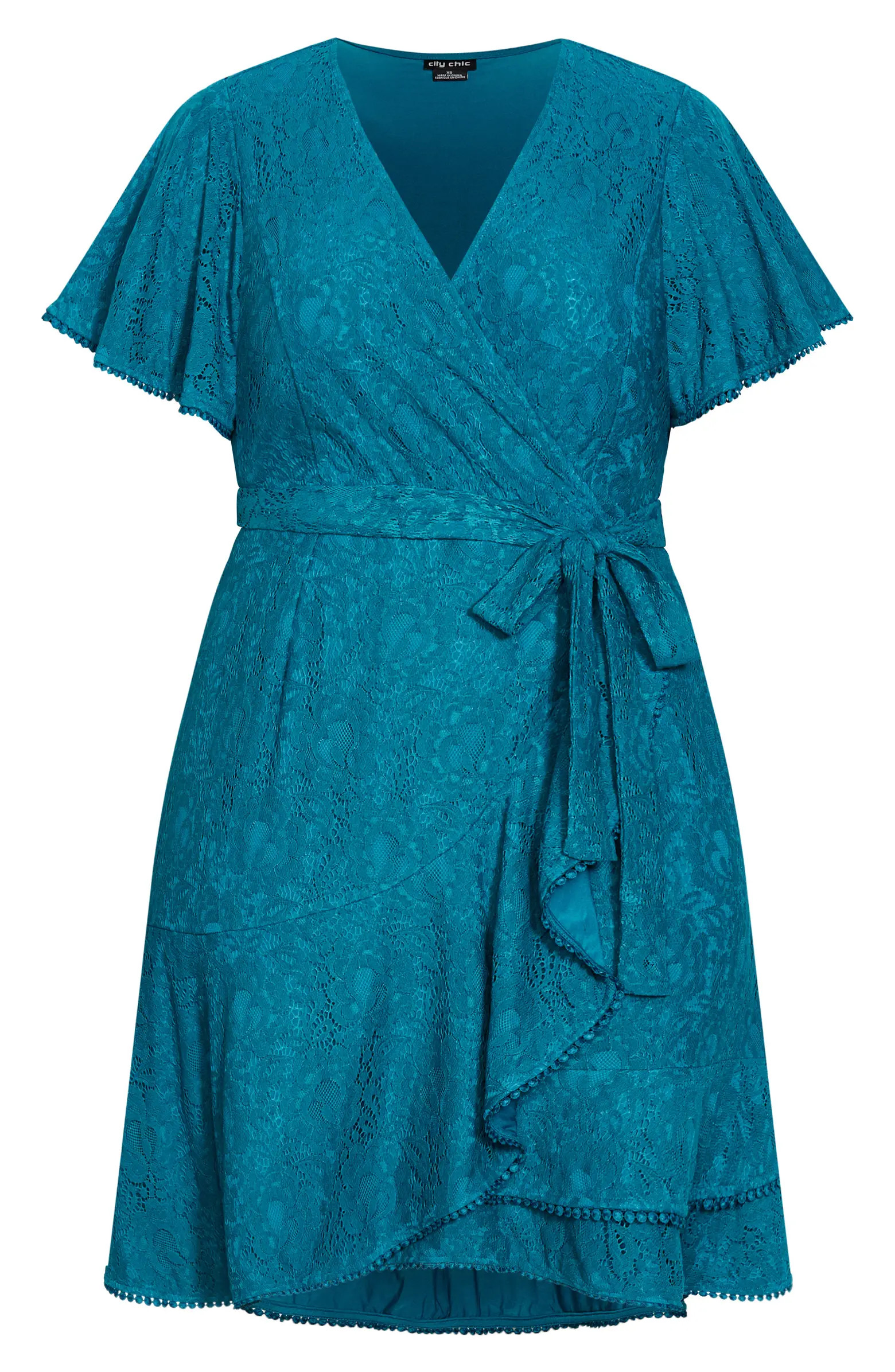 Sweet Luv Lace Faux Wrap Dress | Nordstrom