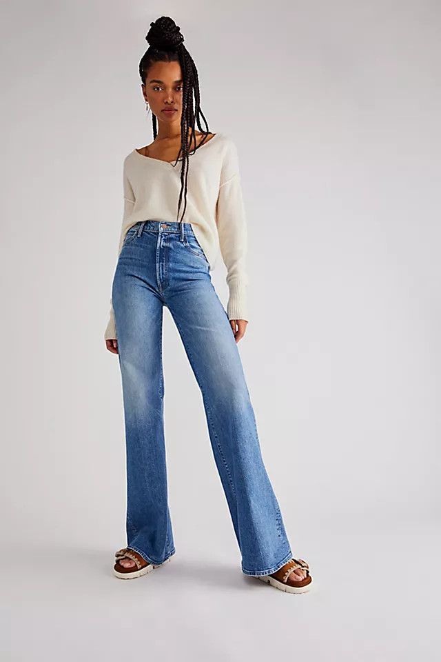 MOTHER The Hustler Roller Heel Jeans | Free People (Global - UK&FR Excluded)