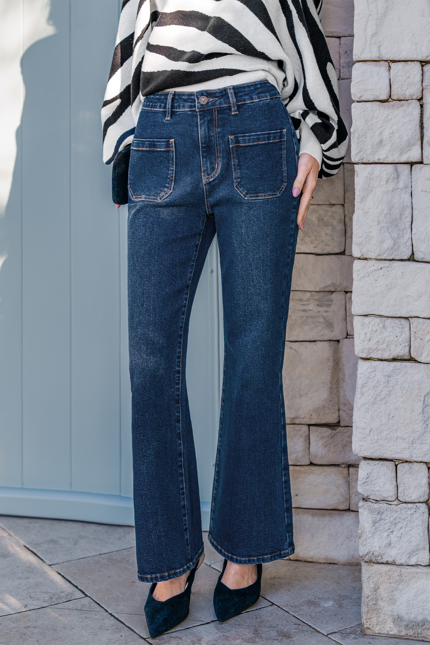 Rise & Shine Blue Jeans | Cupshe US