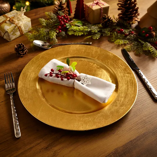 Round Charger Plate | Dunelm