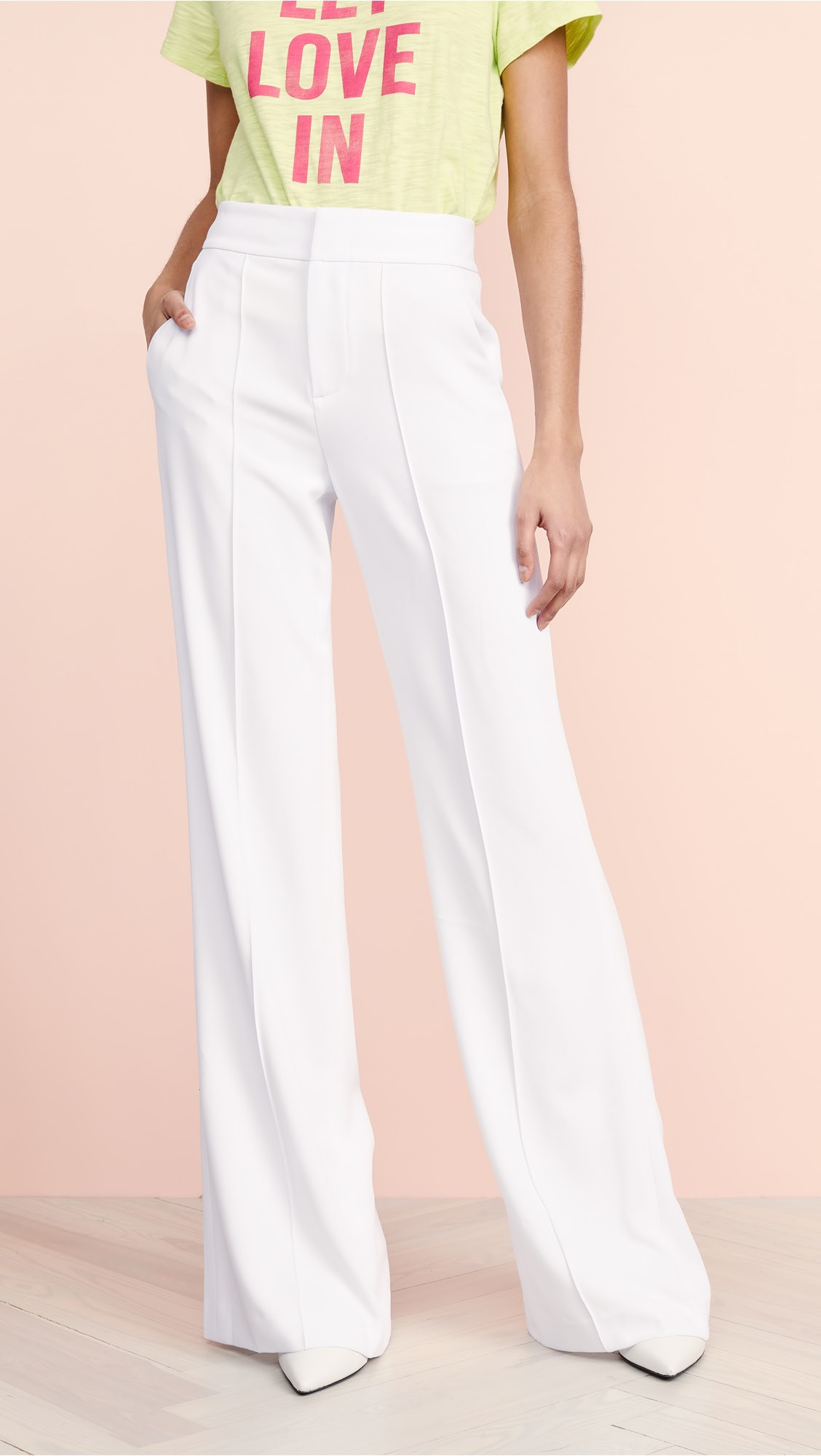 Dylan High Waisted Leg Pants | Shopbop