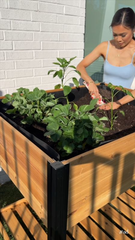 Here’s how I made it happen with raised planter boxes in less than an hour! We used this 40x43 planter, fresh plants, gardening gloves, soil and a lightweight watering can from Lowe’s. Ultimately, we went with strawberries, sweet peppers, Thai basil, sweet basil and then jalapeno for Johnny!

#LowesPartner #Ad

#LTKHome