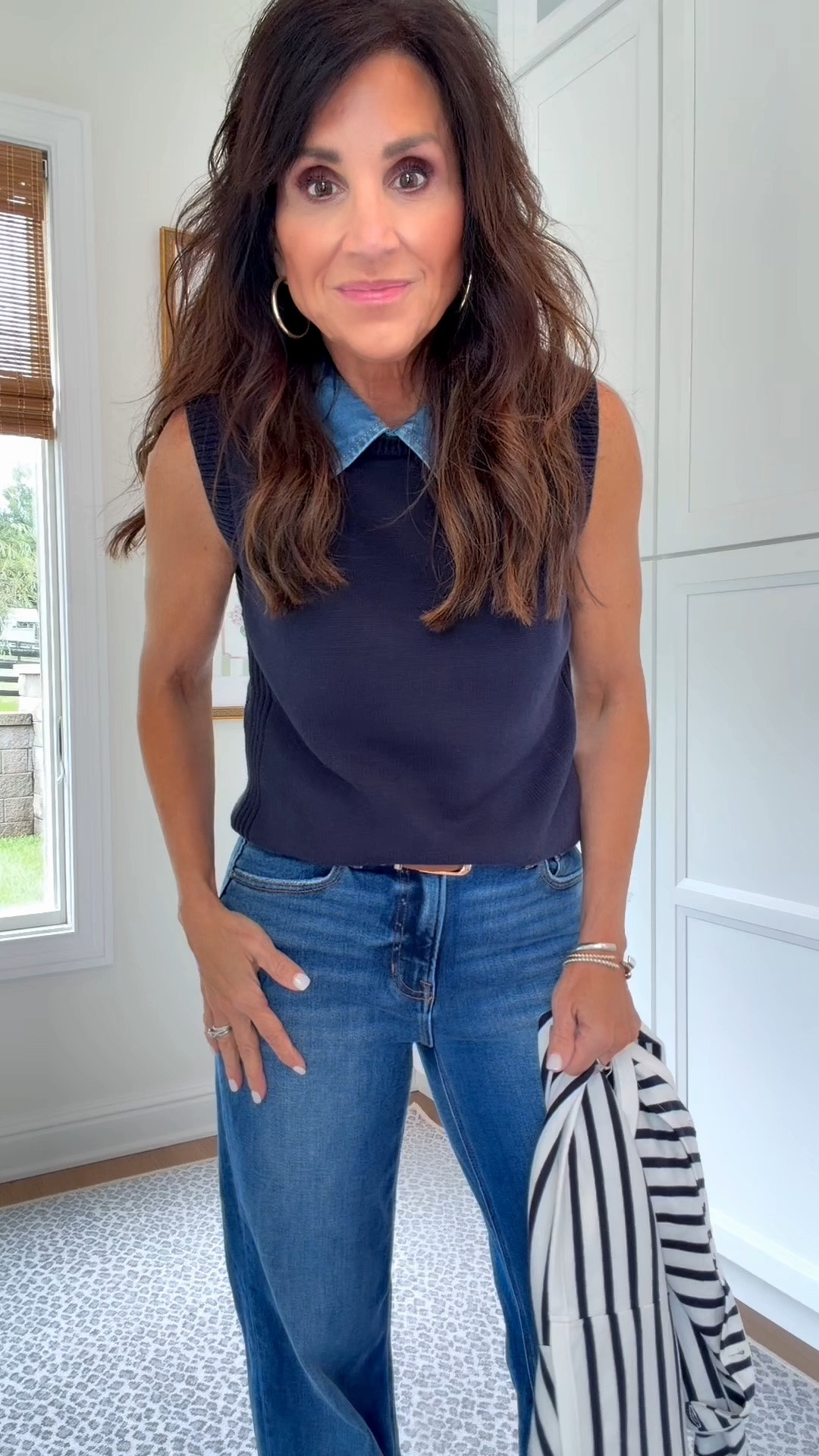 Ann Taylor Early Fall Arrivals

Sleeveless sweater - small
Denim - 27
Cardigan - Small

#LTKSeasonal #LTKOver40 #LTKSaleAlert