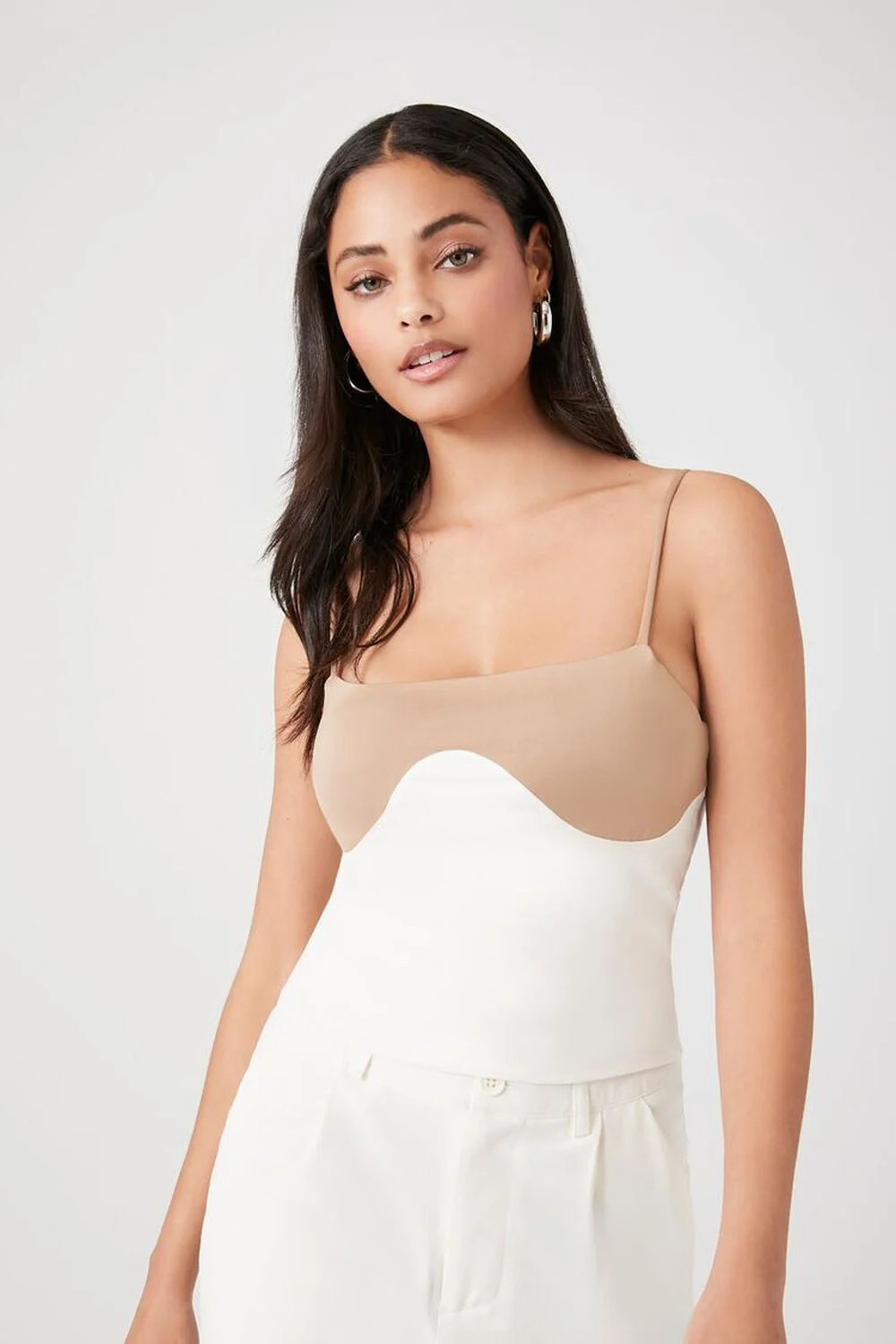 Colorblock Straight-Neck Cami | Forever 21 (US)