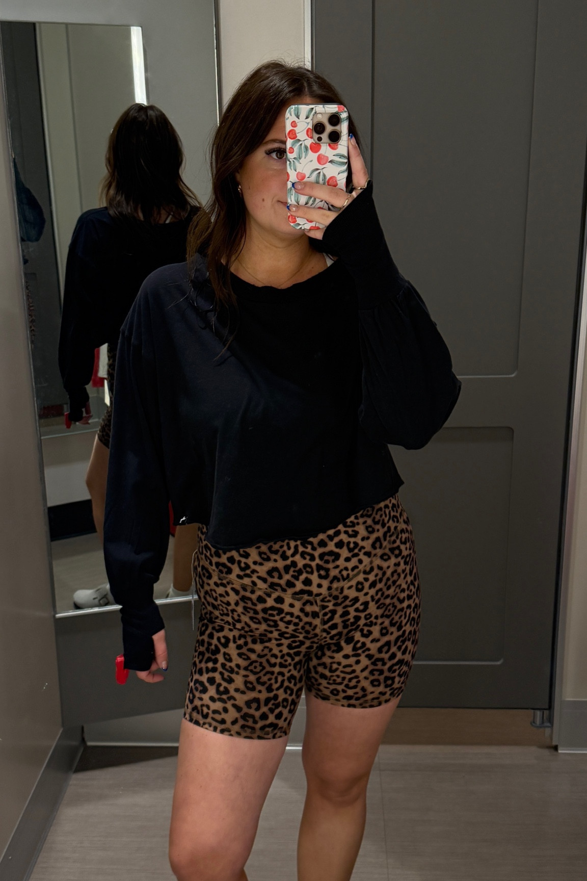 Target activewear 30% off! LOVE these leopard shorts (wearing a large but ended up getting a medium + wearing a medium in the top) 

#LTKFitness #LTKSaleAlert
