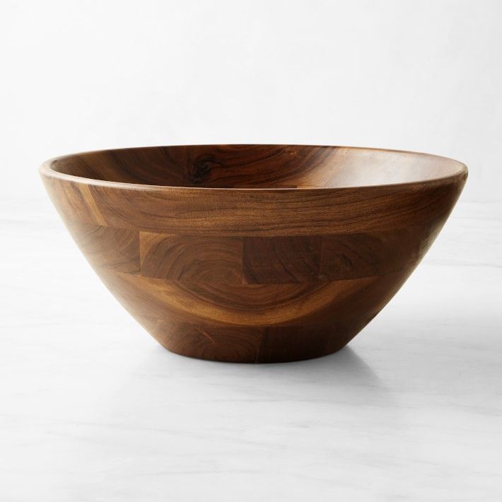 Open Kitchen by Williams Sonoma Wood Salad Bowl, 14&amp;quot; | Williams-Sonoma