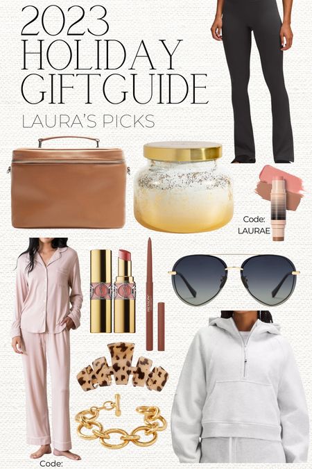 2023 GIFT GUIDE: Laura’s picks! 

Dive into a world of my absolute favorites! 🌟 From chic DIFF sunglasses to the unparalleled comfort of Cozy Earth PJs (code: LAURAELIZABETH40 for 40% off), DIBS bronzer stick (code: LAURAE), the warm glow of a Volcano candle, and the trendy elegance of claw clips. These top picks make gifting a breeze! 🕶️🌙

#LTKfindsunder100 #LTKGiftGuide #LTKstyletip