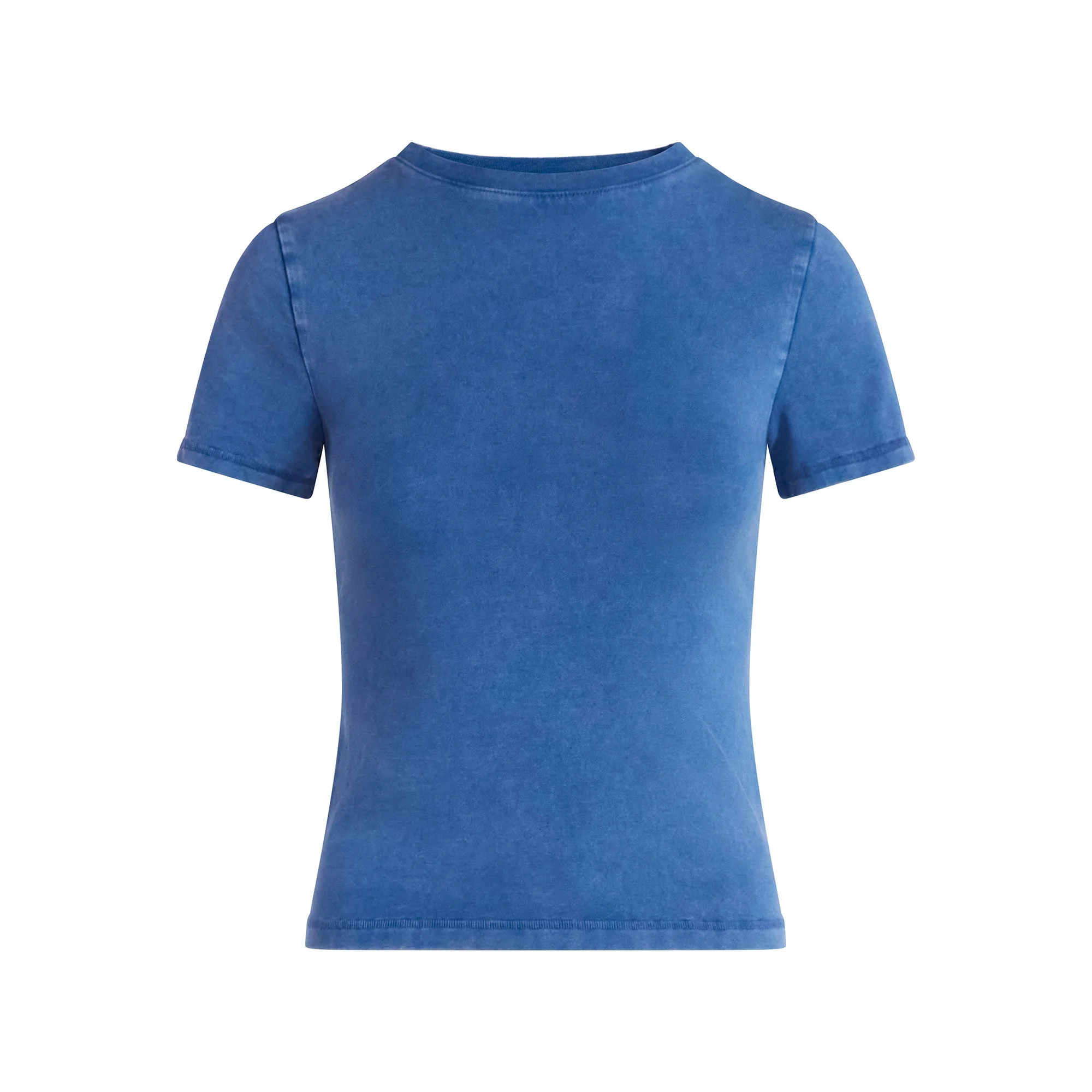 Scoop Women’s Stretch Cotton Blend Baby Tee with Short Sleeves, XS-XXL | Walmart (US)