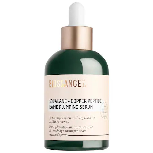 Squalane + Hyaluronic Acid Copper Peptide Rapid Plumping Serum | Sephora (US)