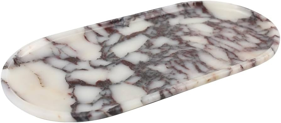 Natural Marble Tray, Coffee Table, Food, Fruit, Paper Cup, Cake Display, Coffee bar, Family Gathe... | Amazon (US)